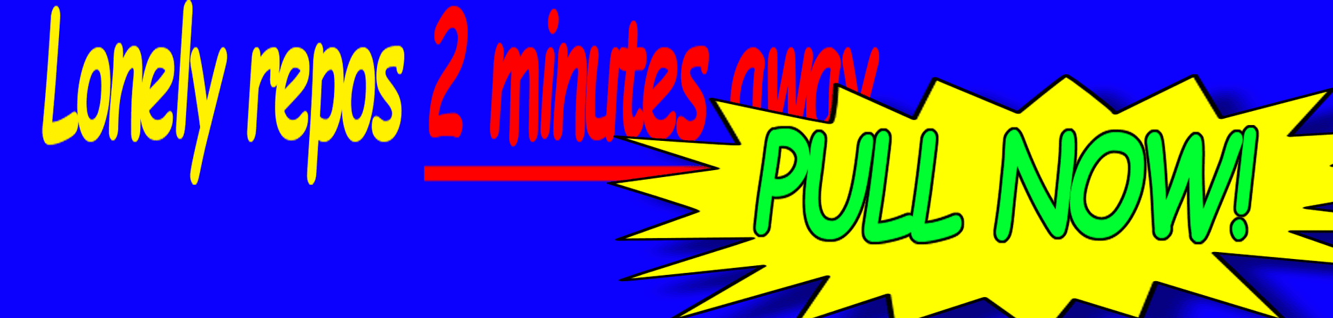 Lonely repos banner